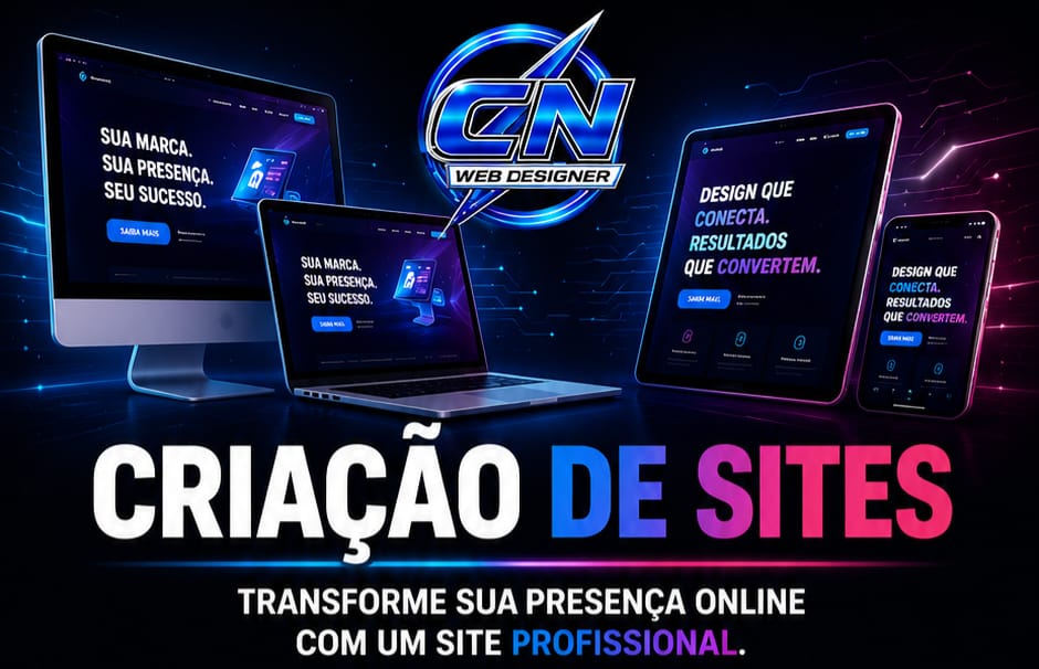 Criação de sites profissionais — CN Web Designer